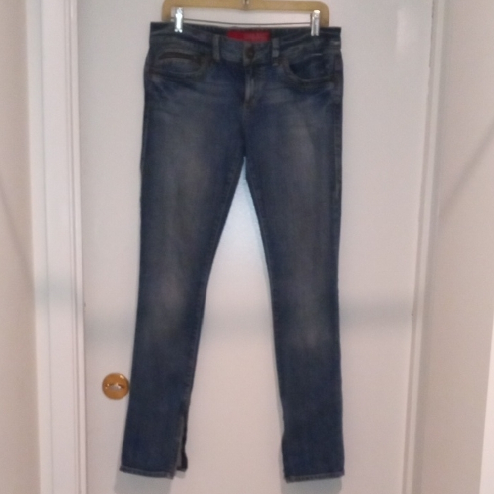 Guess Blue Skinny Jeans with Medium Wash